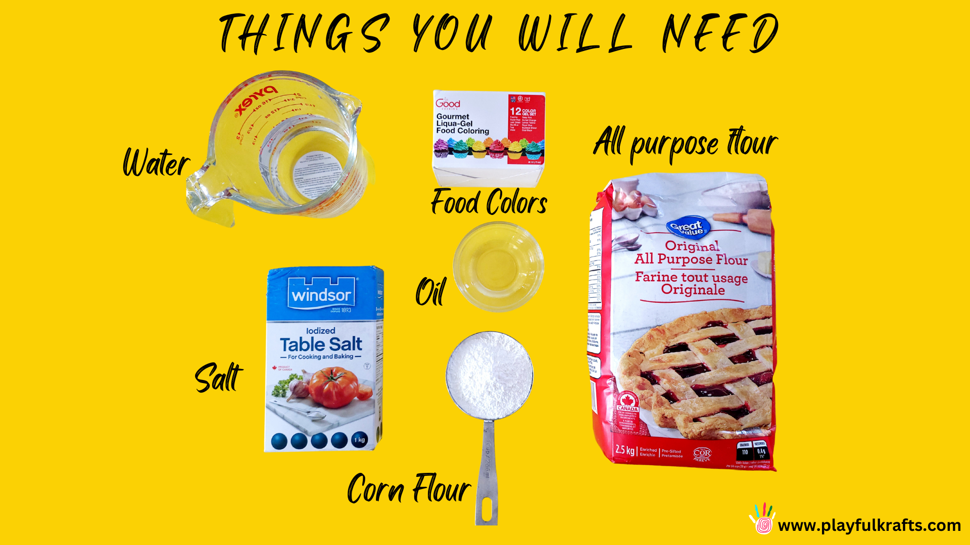 Corn Flour Homemade Playdough Playful Krafts