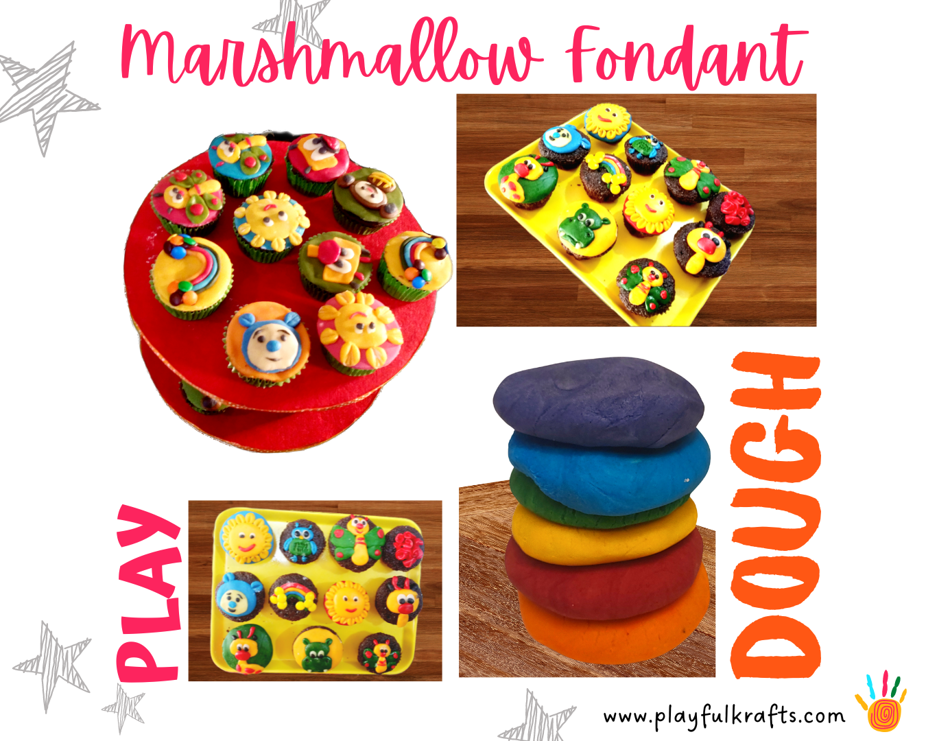 Fondant Marshmallow Playdough Recipe Playful Krafts