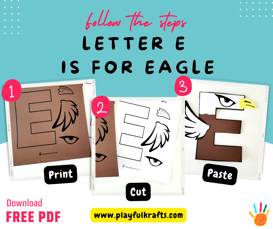 letter-E-eagle-craft-tutorial