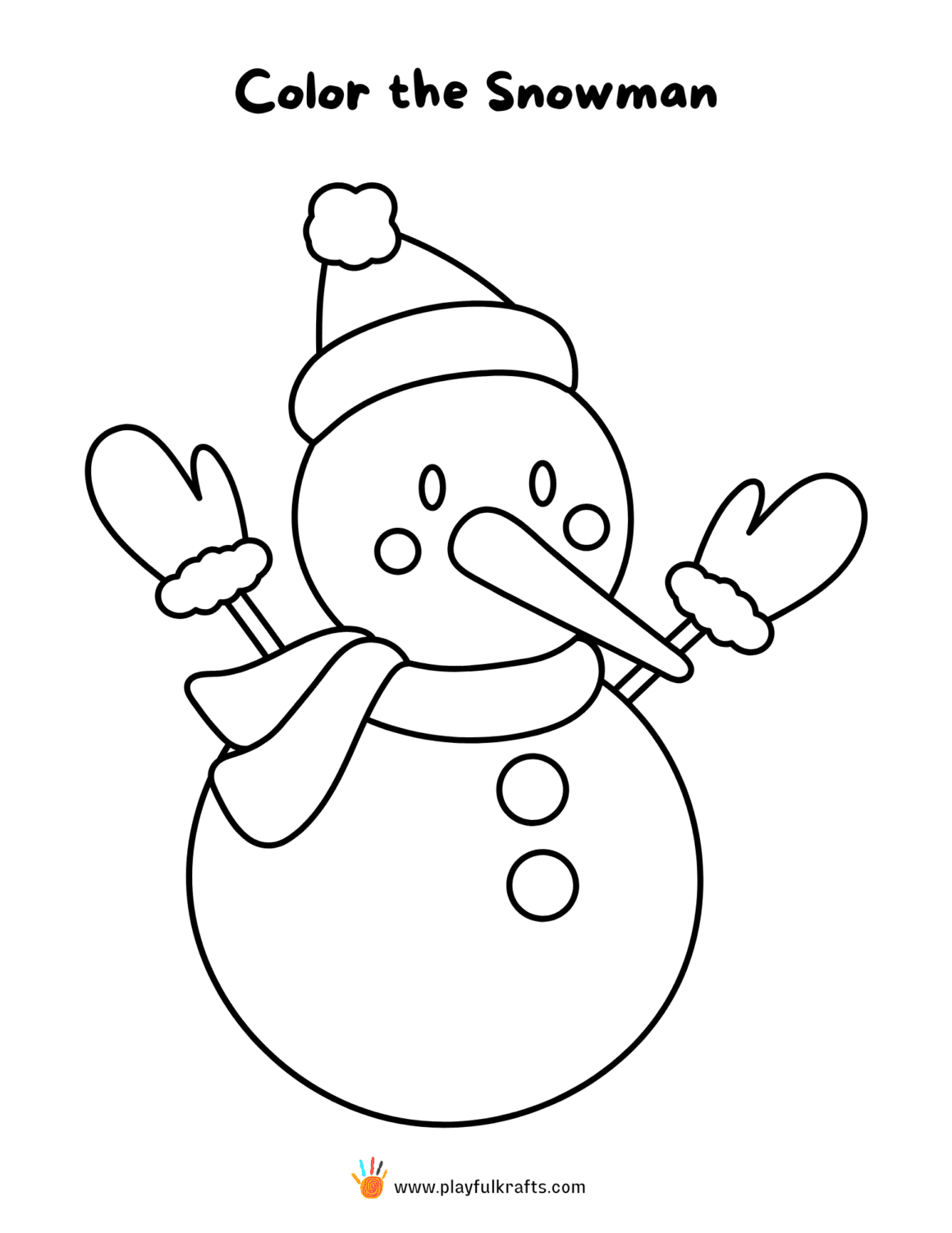 snowman-coloring